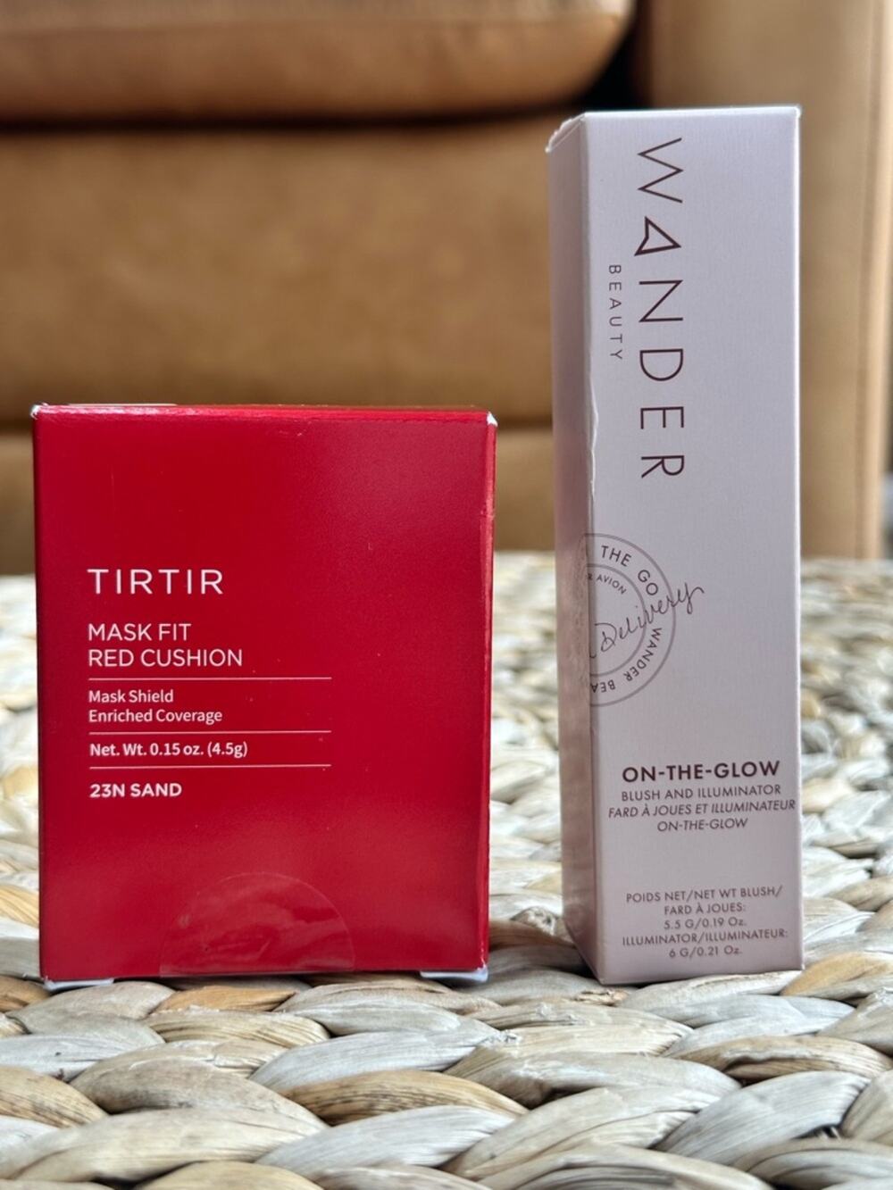 NIB Glowy Makeup Bundle – TIRTIR Cushion + Wander Beauty Blush & Illuminator